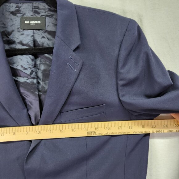 The Kooples Wool Blazer Jacket Women’s Size 48 Career Two Button Front - Picture 4 of 13